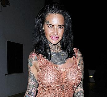 Jemma Lucy nude boobs unders see through dress on holiday in Portugal