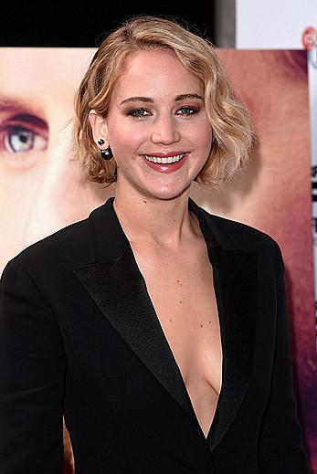 Jennifer Lawrence at Serena premiere during the 58th BFI London Film Festival