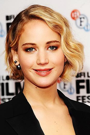 Jennifer Lawrence at Serena premiere during the 58th BFI London Film Festival