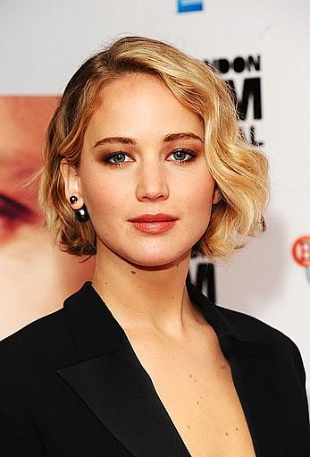 Jennifer Lawrence at Serena premiere during the 58th BFI London Film Festival