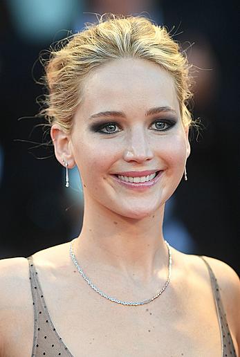 Jennifer Lawrence in see through dress at Mother premiere during the 74th Venice Film Festival