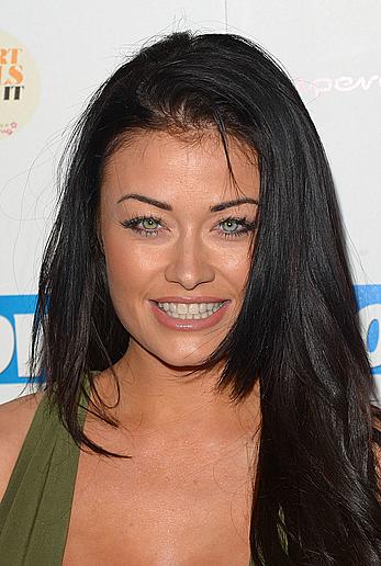 Jess Impiazzi cleavage at Now Smart Girls Fake It Campaign Launch