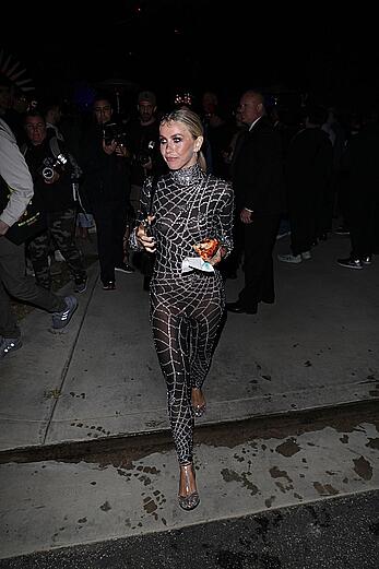 Julianne Hough in see throught dress arriving for Casamigos Halloween Party in Los Angeles