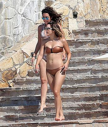 Katharine McPhee wearing a bikini in Cabo San Lucas