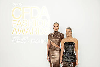 Khloe Kardashian hard nipples and sideboob at CFDA Fashion Awards