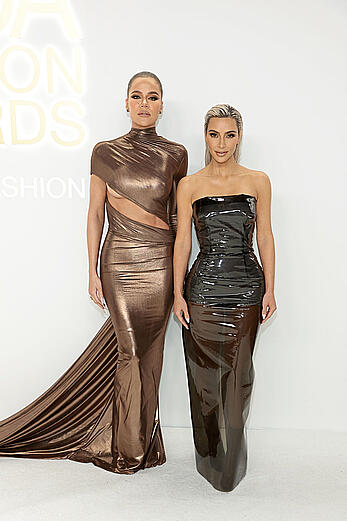 Khloe Kardashian hard nipples and sideboob at CFDA Fashion Awards