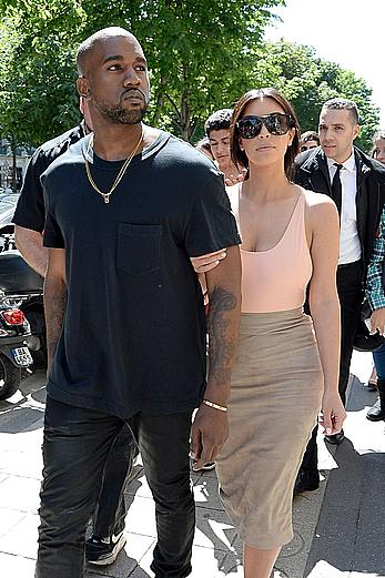 Kim Kardashian flaunt her assets in form-fitting outfit in Paris