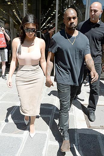 Kim Kardashian flaunt her assets in form-fitting outfit in Paris