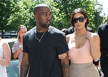 Kim Kardashian flaunt her assets in form-fitting outfit in Paris