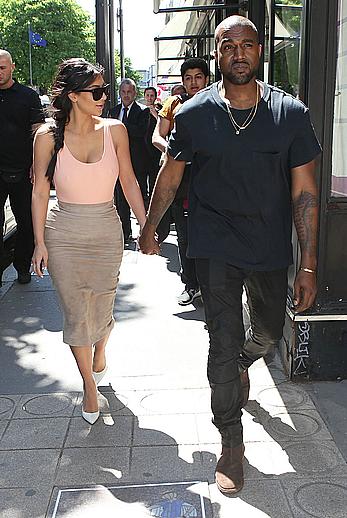 Kim Kardashian flaunt her assets in form-fitting outfit in Paris