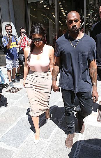 Kim Kardashian flaunt her assets in form-fitting outfit in Paris