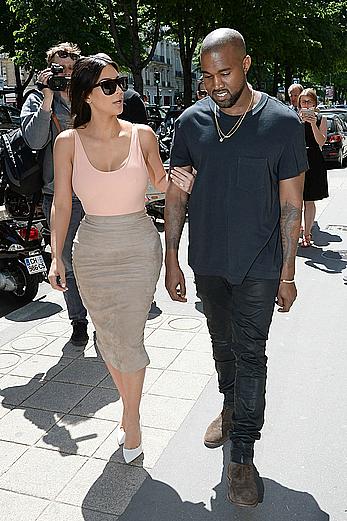 Kim Kardashian flaunt her assets in form-fitting outfit in Paris