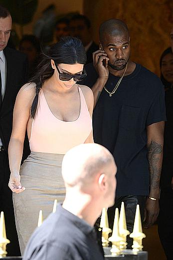 Kim Kardashian flaunt her assets in form-fitting outfit in Paris