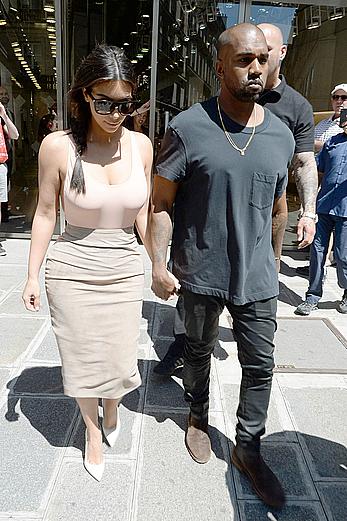 Kim Kardashian flaunt her assets in form-fitting outfit in Paris