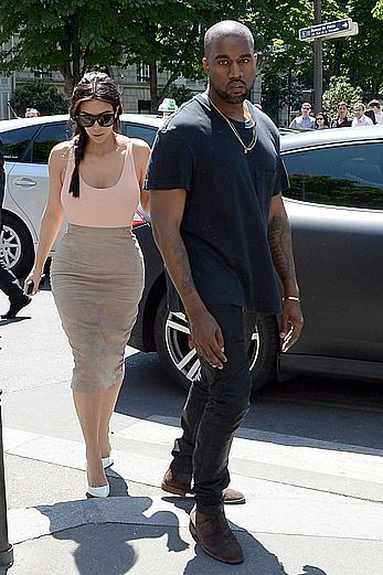 Kim Kardashian flaunt her assets in form-fitting outfit in Paris