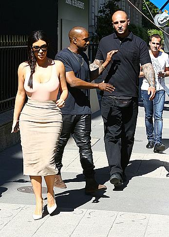 Kim Kardashian flaunt her assets in form-fitting outfit in Paris