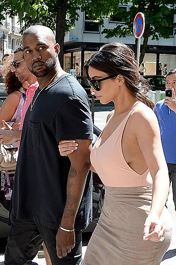 Kim Kardashian flaunt her assets in form-fitting outfit in Paris