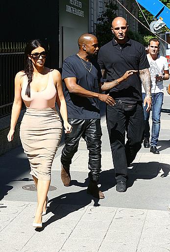 Kim Kardashian flaunt her assets in form-fitting outfit in Paris