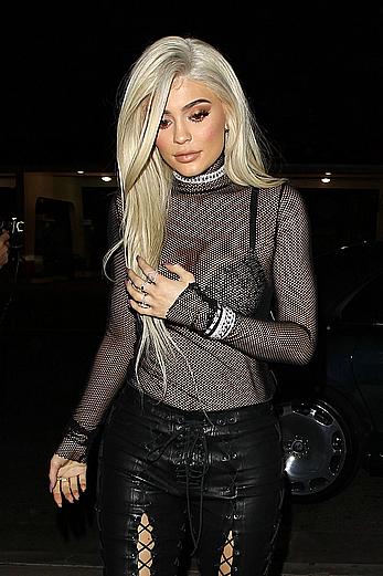 Kylie Jenner sexy at Kendall Jenners birthday party at The Delilah Club