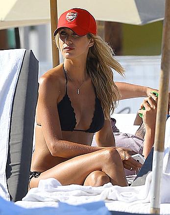 Lauren Stoner wearing a bikini in Miami