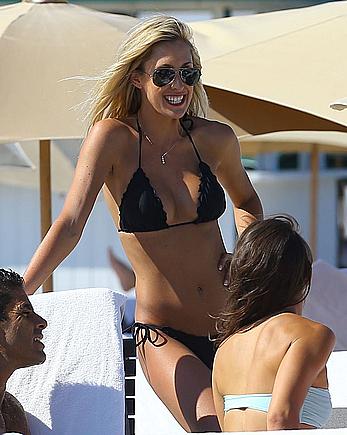 Lauren Stoner wearing a bikini in Miami