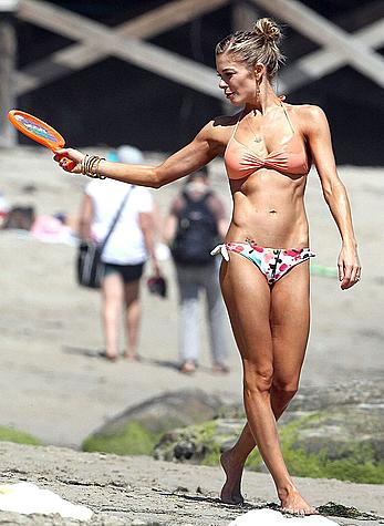 LeAnn Rimes in tiny bikini candids in Malibu