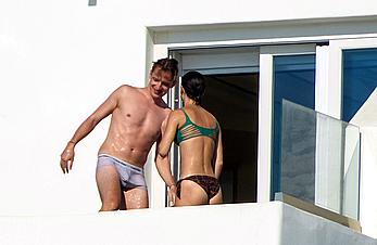 Lena Meyer-Landrut topless in Mykonos