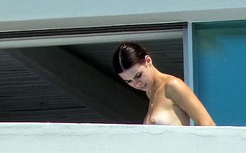 Lena Meyer-Landrut topless in Mykonos