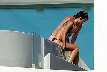 Lena Meyer-Landrut topless in Mykonos