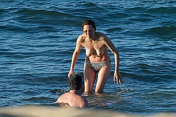 Marion Cotillard topless on a beach in Fuereventura