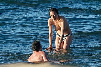 Marion Cotillard topless on a beach in Fuereventura