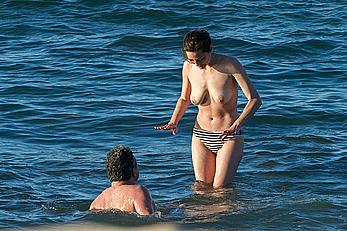 Marion Cotillard topless on a beach in Fuereventura