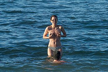 Marion Cotillard topless on a beach in Fuereventura