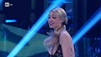 Martina Stella flashes her tits on Ballando con le Stelle (Dancing with the Stars)