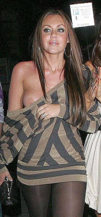 Michelle Heaton oops, boobslip paparazzi shots