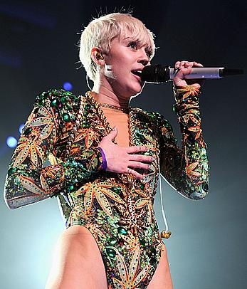 Miley Cyrus sexy performs at Rogers Arena in Vancouver