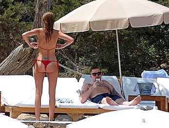 Millie Mackintosh caught topless in Ibiza