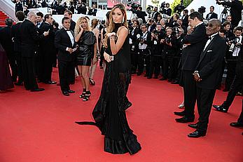 Nabilla Benattia wardrobe malfunction at Cannes Film Festival