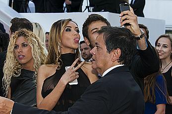 Nabilla Benattia wardrobe malfunction at Cannes Film Festival