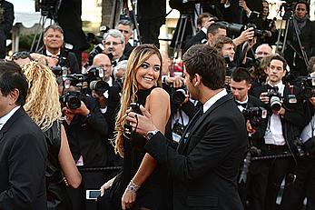 Nabilla Benattia wardrobe malfunction at Cannes Film Festival