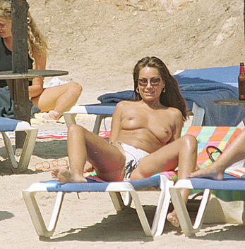 Philippa Lett topless paparazzi shots