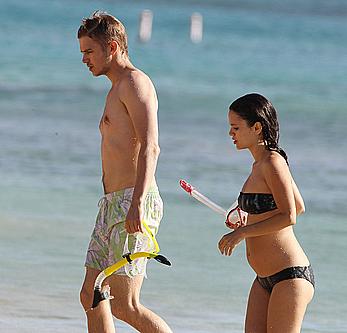 Rachel Bilson wearing a bikini in Barbados