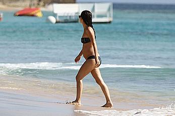 Rachel Bilson wearing a bikini in Barbados