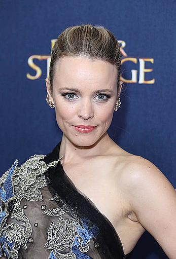 Rachel McAdams without pants under see through dress at Doctor Strange screening in London