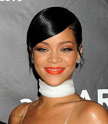 Rihanna covers up her nipples at amfAR LA Inspiration Gala in Hollywood