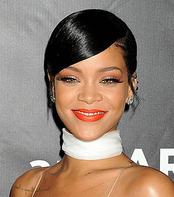 Rihanna covers up her nipples at amfAR LA Inspiration Gala in Hollywood