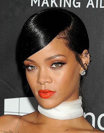 Rihanna covers up her nipples at amfAR LA Inspiration Gala in Hollywood