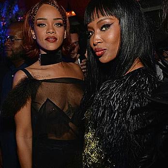 Rihanna wardrobe malfunction at the MET Gala After-Party