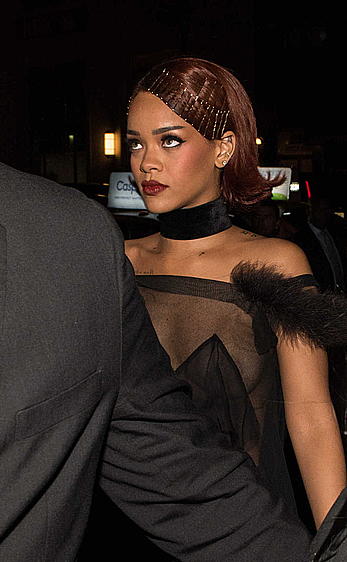 Rihanna wardrobe malfunction at the MET Gala After-Party