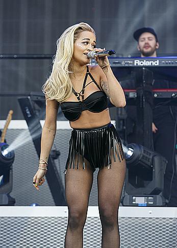 Rita Ora performs at New Look Wireless Birthday party